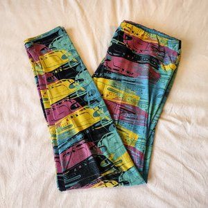 Train Pattern Leggings Tall & Curvy